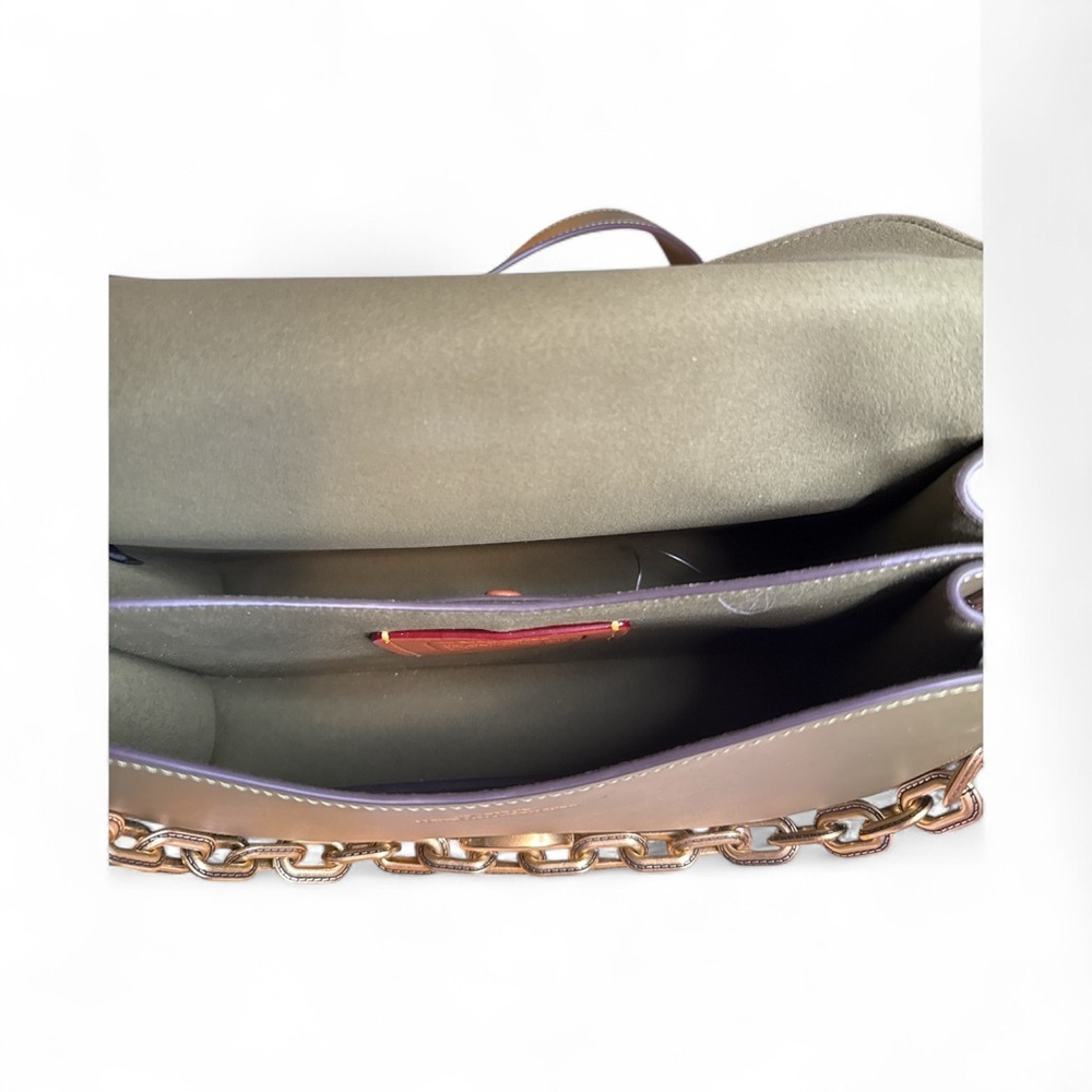 Coach BNWT TABBY Olive Green Leather Shoulder Bag - Picture 4 of 11